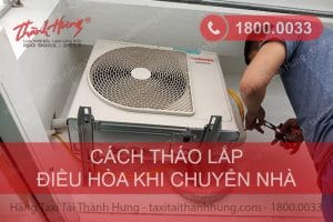 Cách tháo điều hòa và các bước lắp đặt chi tiết theo các bước