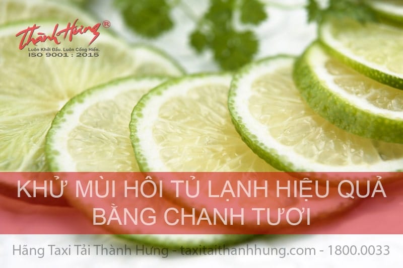 Khử mùi hôi bằng chanh tươi