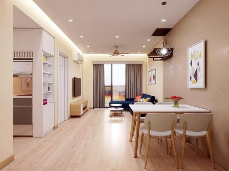 Gam màu nhạt cho không gian phòng thêm nhẹ nhàng thư thái 