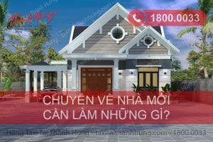 Chuyển về nhà mới cần làm những gì?