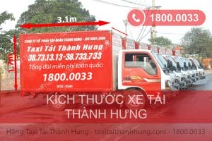Kích thước thùng xe tải