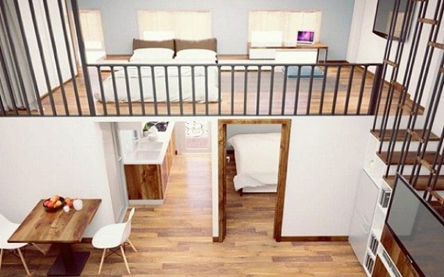 Gác xép được sắp xếp đúng phong thủy mang lại nguồn năng lượng tích cực 