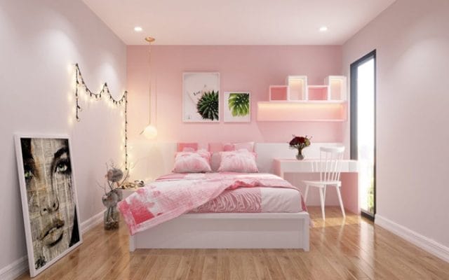 Màu sơn nhẹ nhàng cho không gian phòng ngủ tuổi Mậu Ngọ 
