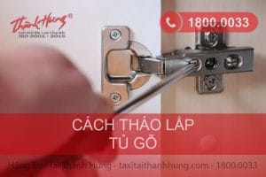 Cách tháo lắp tủ gỗ nhanh